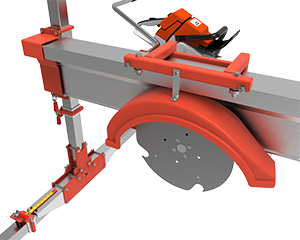 Chainsaw-powered swing blade sawmill | Turbosawmill